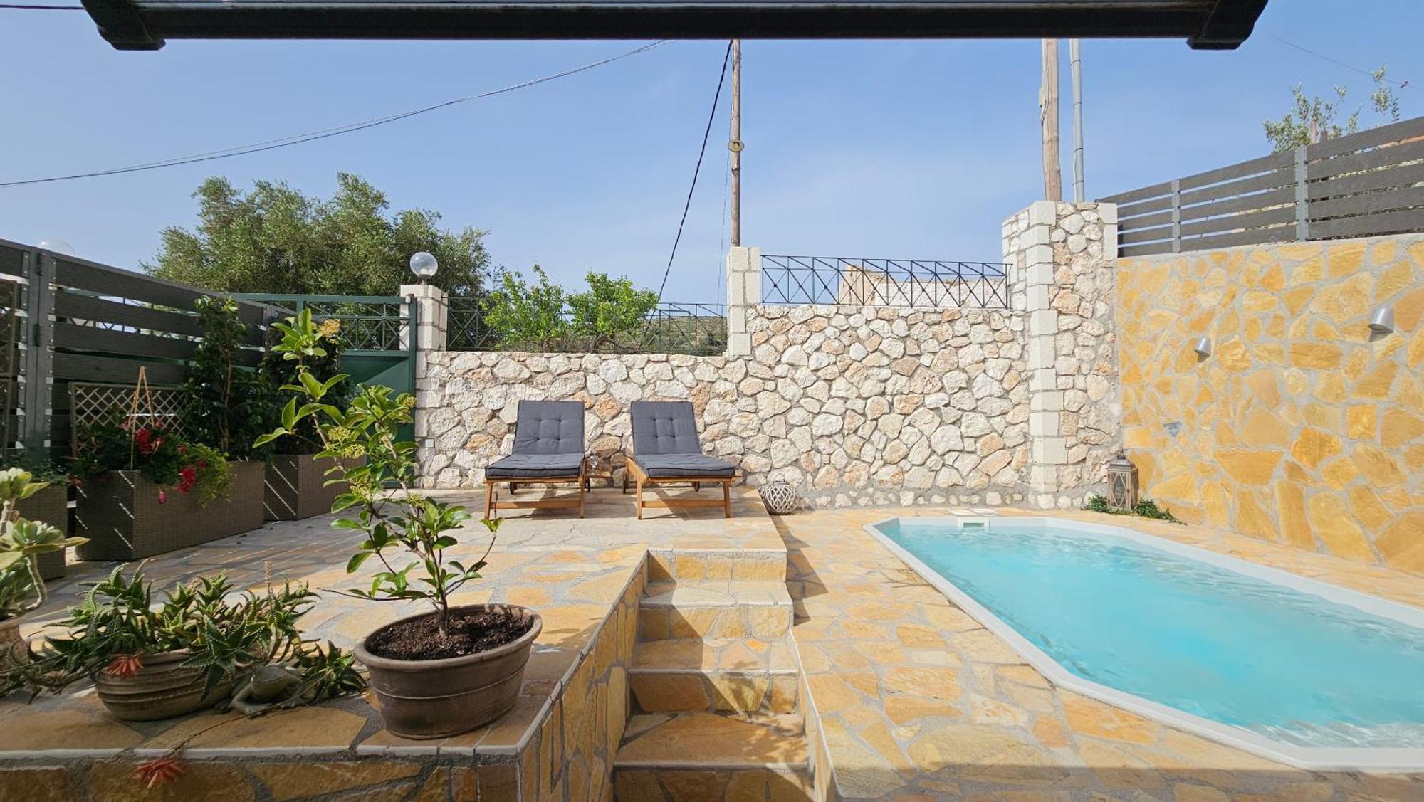 Villa Apoplous With Pool Асос Экстерьер фото