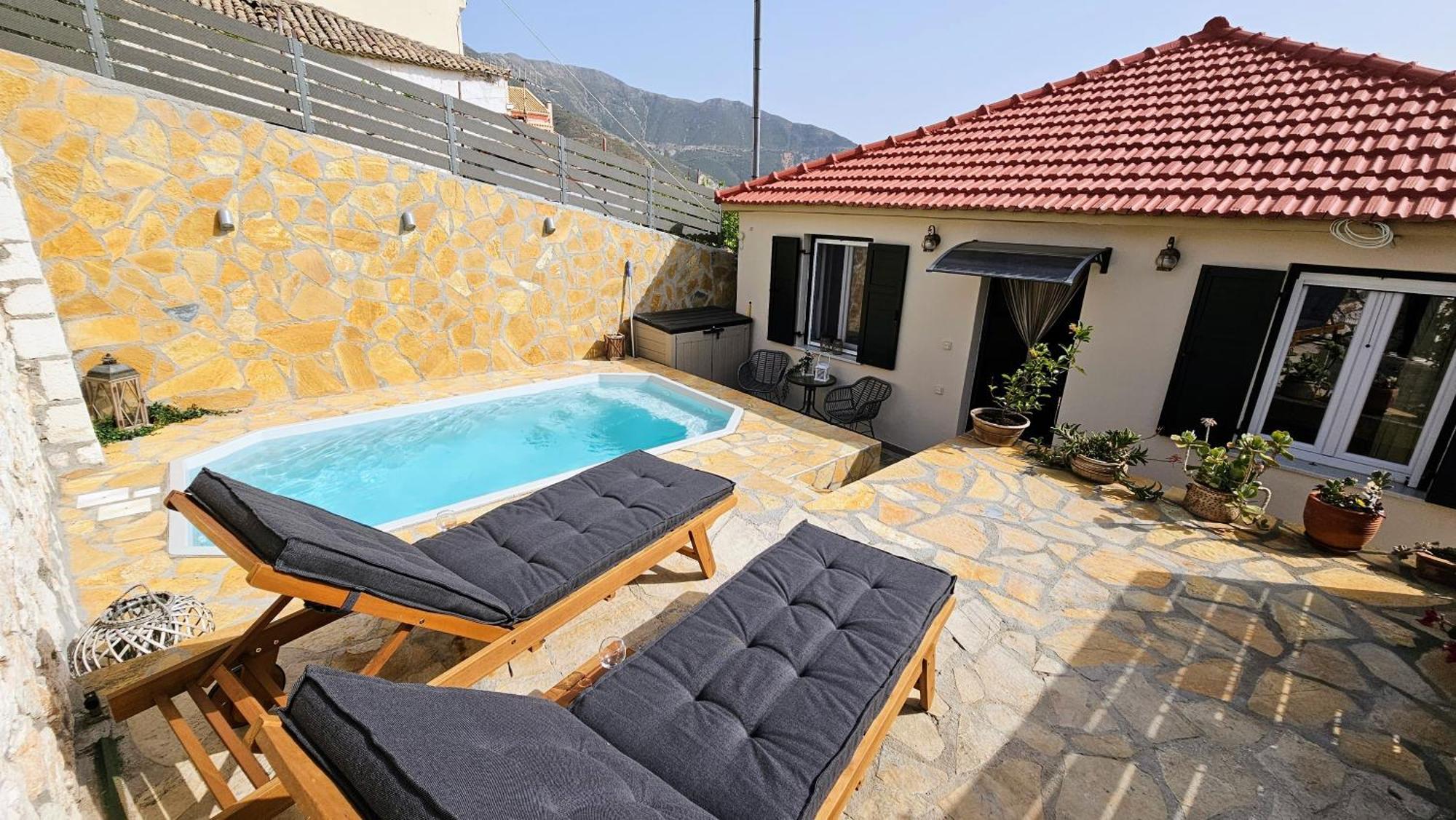 Villa Apoplous With Pool Асос Экстерьер фото